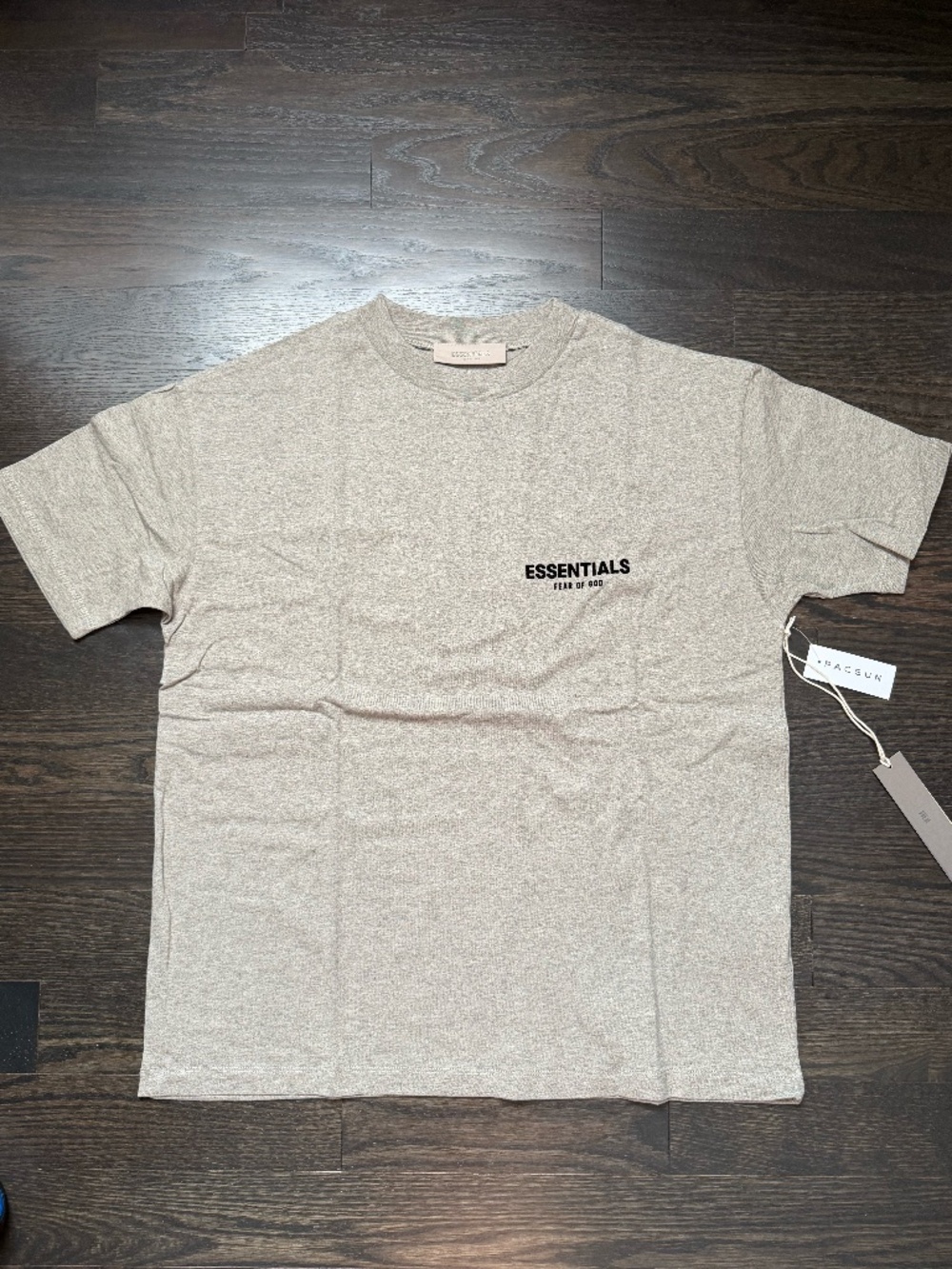 Essentials Fear of God Dark Oatmeal Short Sleeve Shirt Size Large